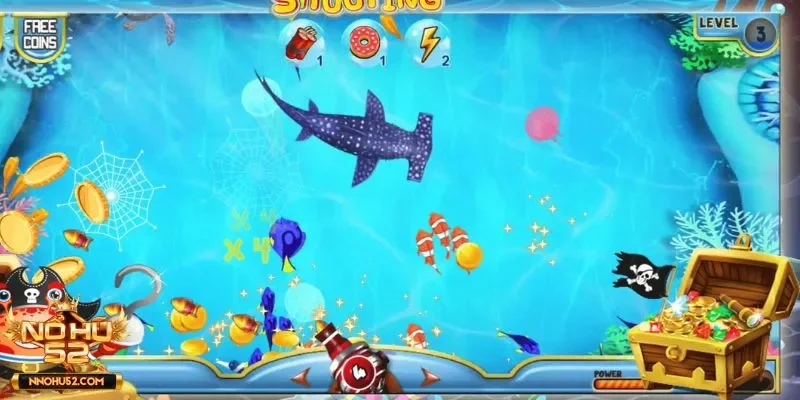 3 bước đơn giản để tham gia săn cá đổi xèng tại Nohu52